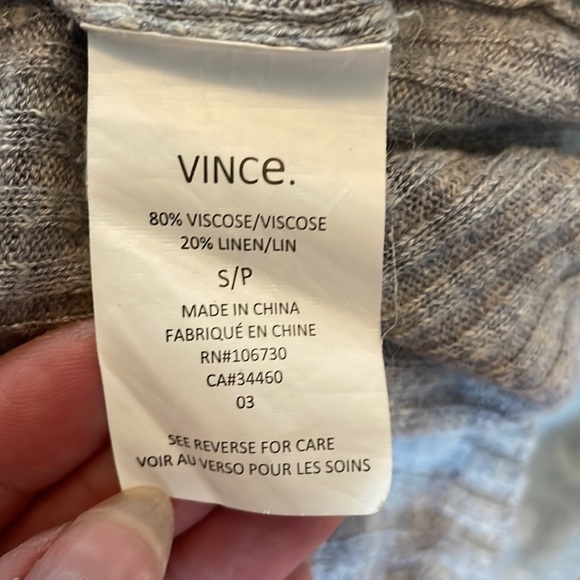 Vince lightweight open front long cardigan - Picture 7 of 7